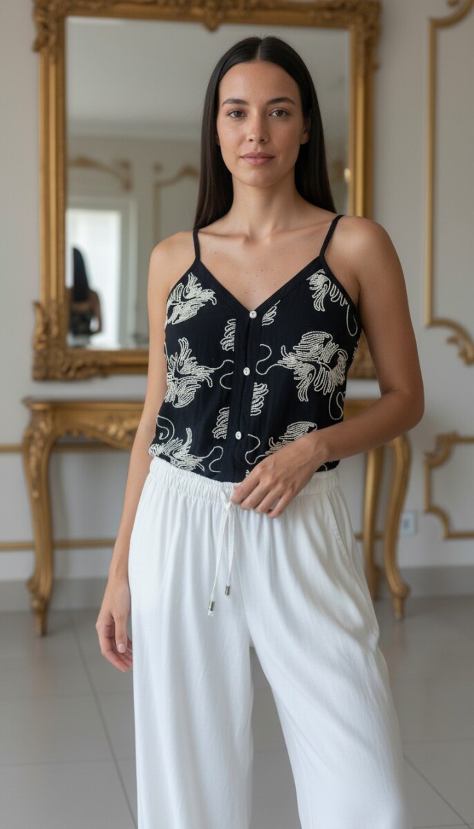 Blusa Zafira - Negro 