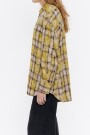 CAMISA OVERSIZE CUADROS Amarillo