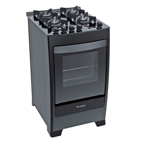Cocina James A Gas C 700 Negra 4 Hornallas Cocina James A Gas C 700 Negra 4 Hornallas