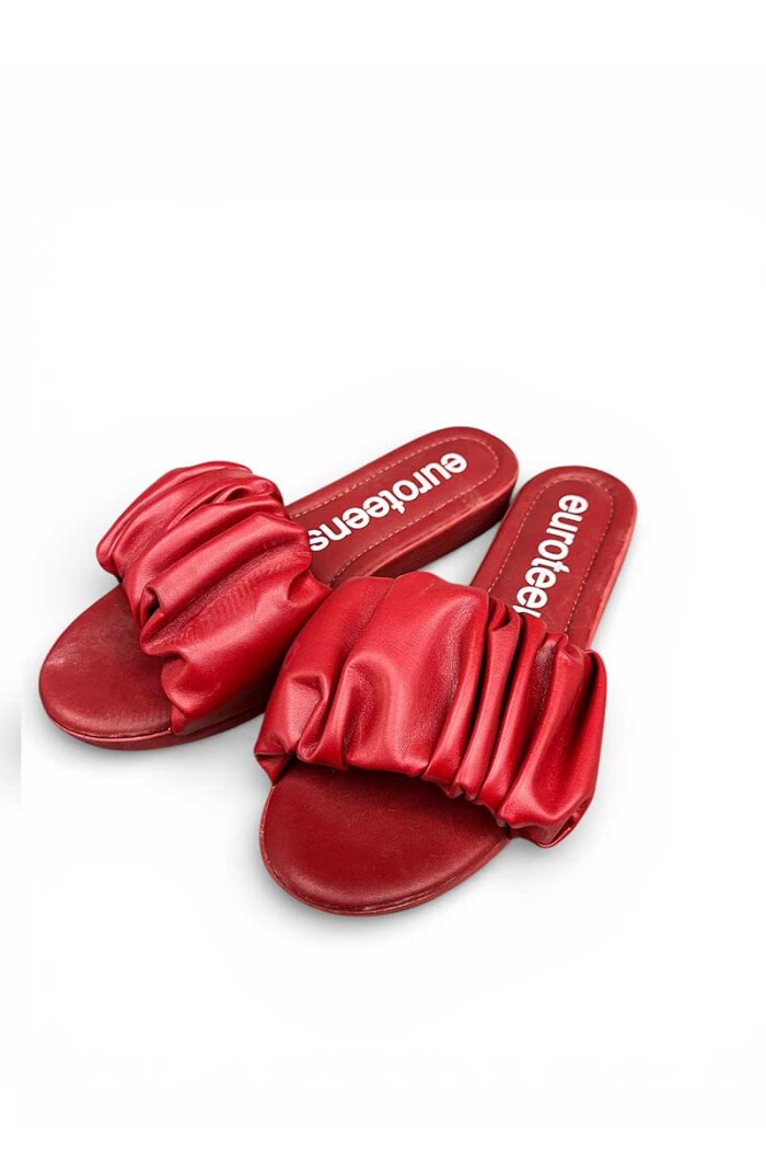 SANDALIA EUROTEENS 1 TIRA Rojo