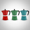 Cafetera italiana 6 tazas varios colores PRISMA Cafetera italiana 6 tazas varios colores PRISMA