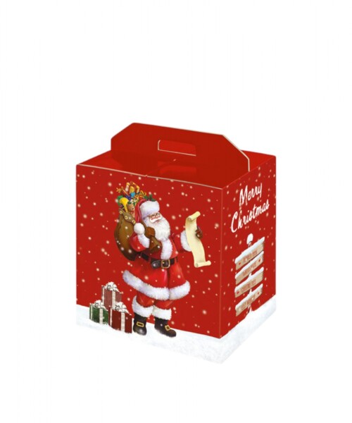Porta panettone + botella. 33x25x35 cm - 36175 – NAVIDAD Porta panettone + botella. 33x25x35 cm - 36175 – NAVIDAD