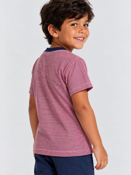 T-SHIRT COCOMIEL TN8830 M.C ROJO