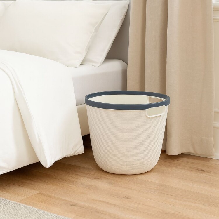 CESTO CANASTO ORGANIZADOR REDONDO 24LTS 30X27,5CM CESTO CANASTO ORGANIZADOR REDONDO 24LTS 30X27,5CM