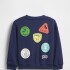 DIS JPN FRENCH TERRY OTT CREW NEW NAVY