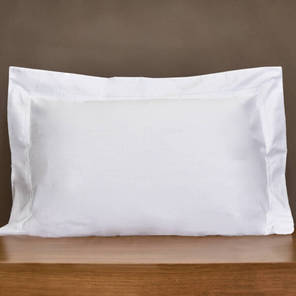 Funda Finezza Ajour 600 Hilos Blanco Bordado Blanco 45 x 45