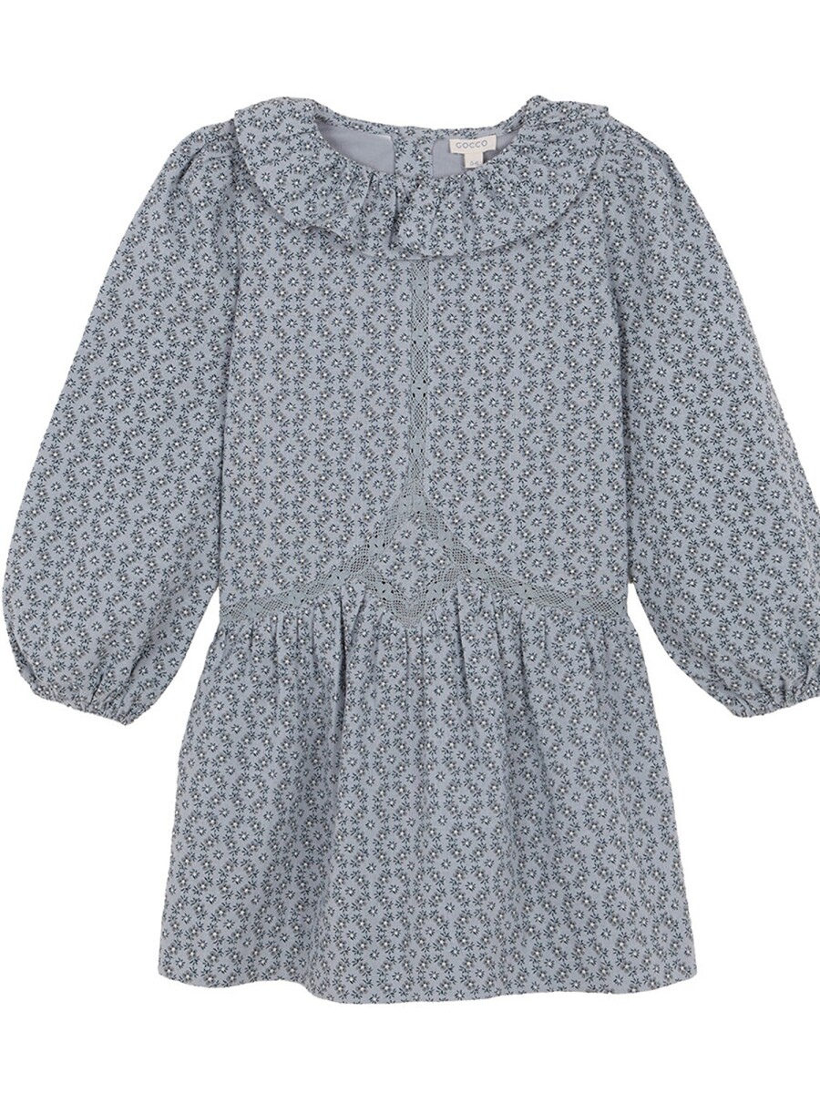 Vestido Flores Azul Nuevo