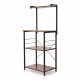 Mueble auxiliar Rack organizador 4 niveles de cocina Hierro y MDF Sin Color