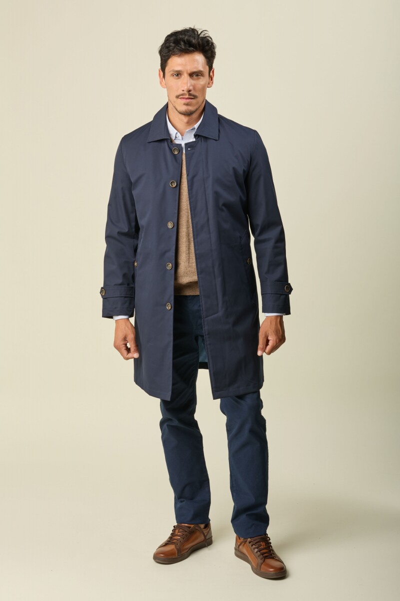 Gabardina Algodón - Azul 