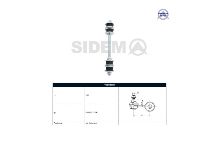 Bieleta Nissan D22 96-25 Der/Izq Bieleta Nissan D22 96-25 Der/Izq