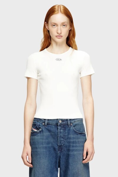 TSHIRT ELE-LONG-OD Blanco