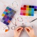 Juego de 35000 Cuentas de Vidrio Para Hacer Pulseras Juego de 35000 Cuentas de Vidrio Para Hacer Pulseras