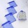 Pack x 100 - Bolsas organza 12x17 cm AZUL