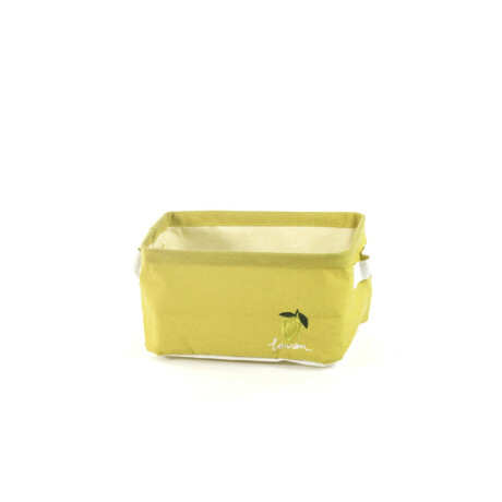 Cesto Organizador Plegable 23x17cm Amarillo