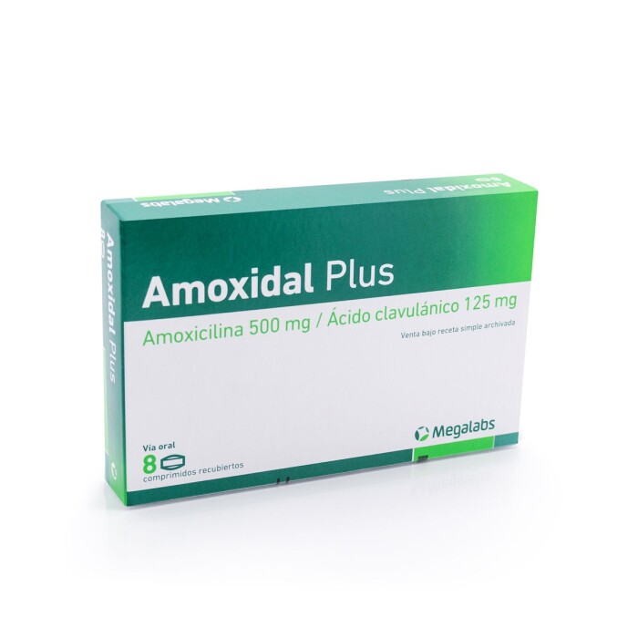AMOXIDAL PLUS CJ X 8 COMPRIMIDOS única
