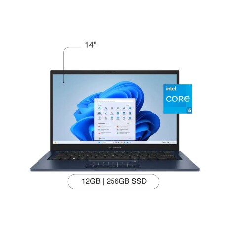 Notebook ASUS Vivobook X1404VA 14' FHD 256GB / 12GB RAM I5-1334U W11 Blue Notebook ASUS Vivobook X1404VA 14' FHD 256GB / 12GB RAM I5-1334U W11 Blue