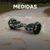 Skate Electrico Hoverboard Gogreen Musica Bt Luces Patineta Diseño Camuflaje