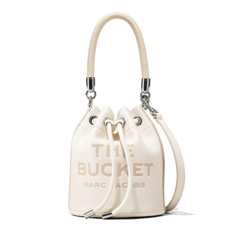 MARC JACOBS -THE LEATHER BUCKET BAG Blanco