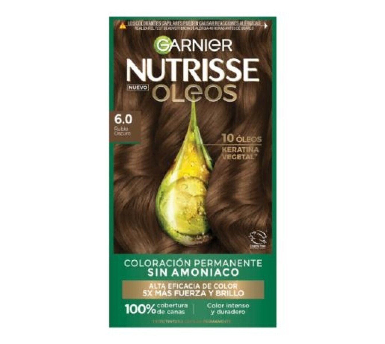 Garnier Nutrisse oleos Sin amoníaco - 6 Rubio oscuro 