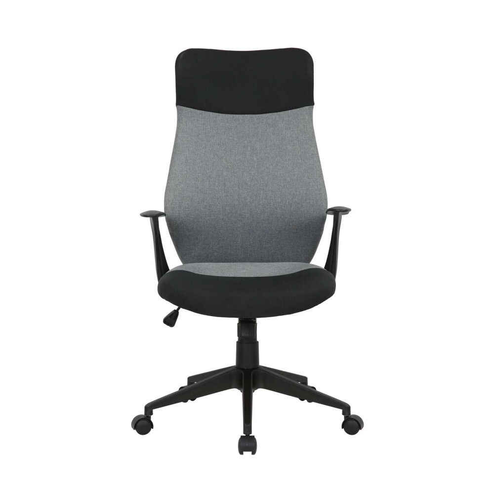 SILLA DE ESCRITORIO MALLA-Y-POLIPROPILENO GRIS D-220