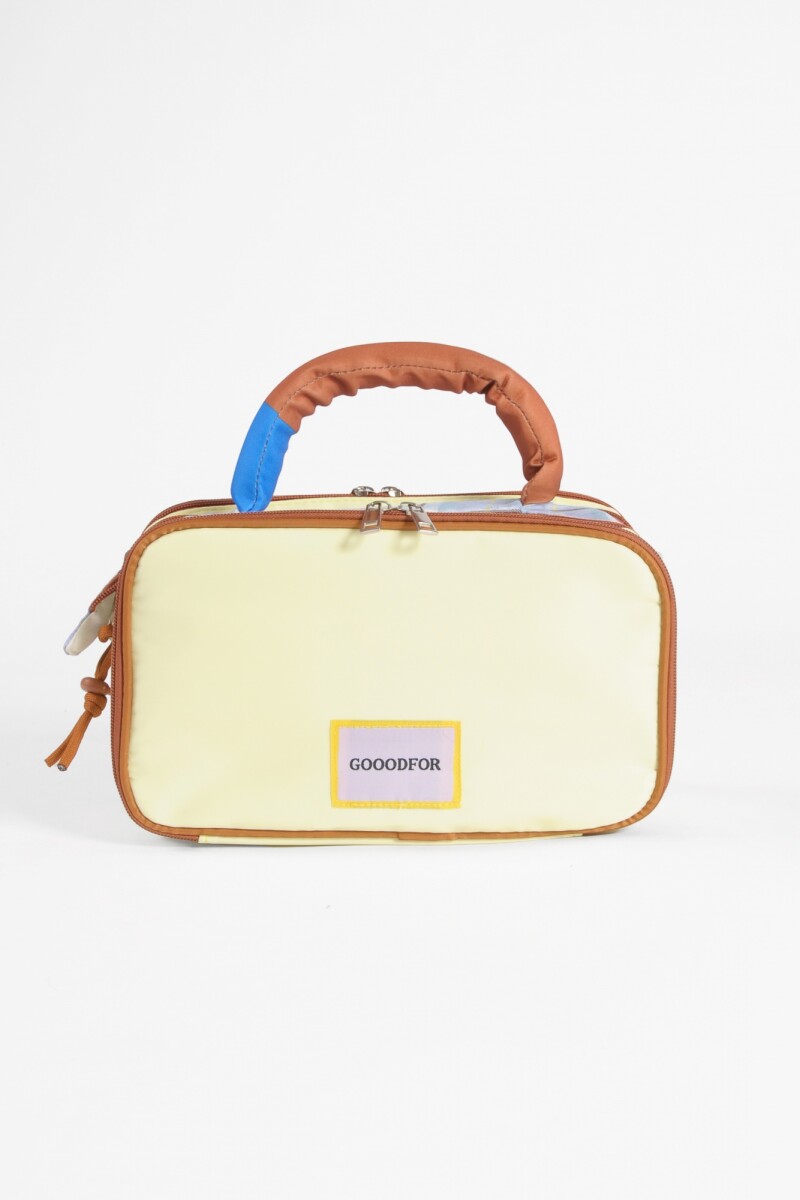 Estuche organizador amarillo