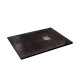 PLATO DE DUCHA 80X100 PLATO RESINA MARMOL NEGRO NEGRO