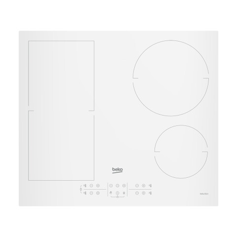 Anafe de inducción blanco 60cm 4 zonas Beko HII 64200 FMTW Anafe de inducción blanco 60cm 4 zonas Beko HII 64200 FMTW