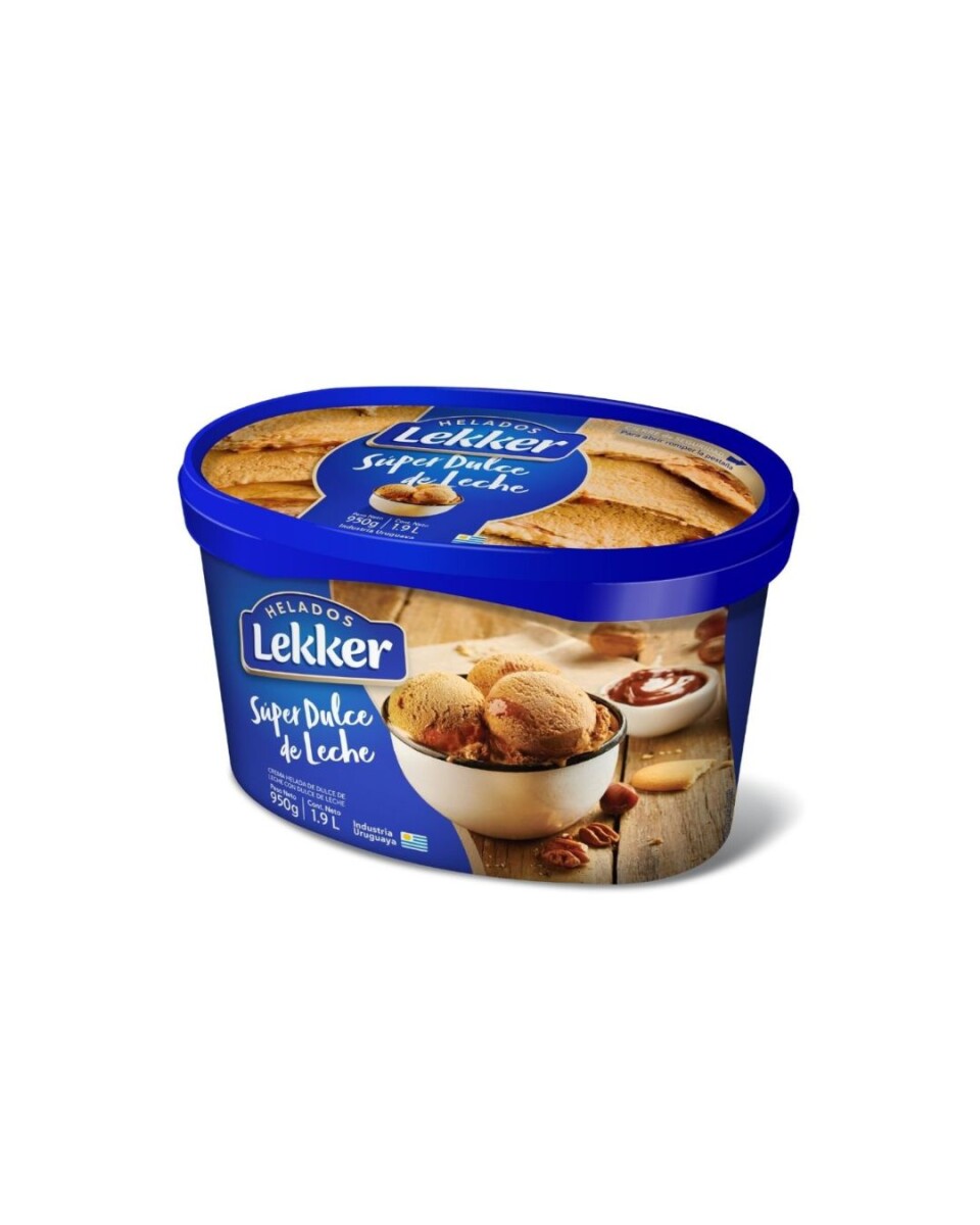HELADO LEKKER 1.9LT SUPER DULCE DE LECHE 