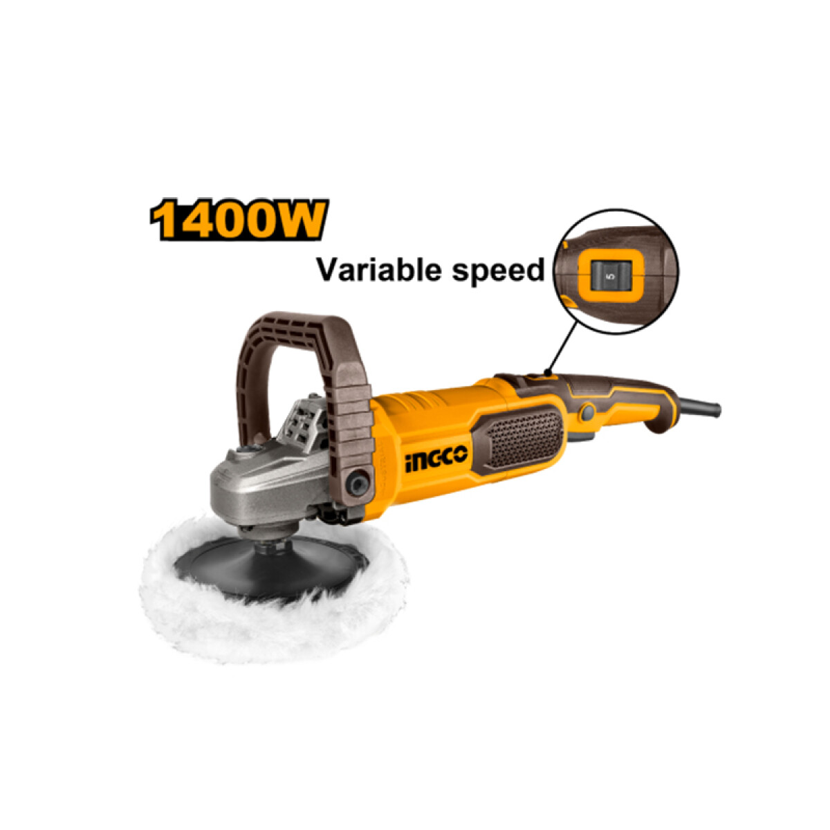 Lustra pulidora 1400W Velocidad regulable - ING0460 