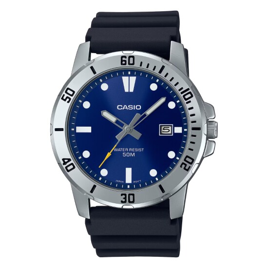 Reloj CASIO MTPVD01-2EVUDF Resina Negro Esfera 44mm 0