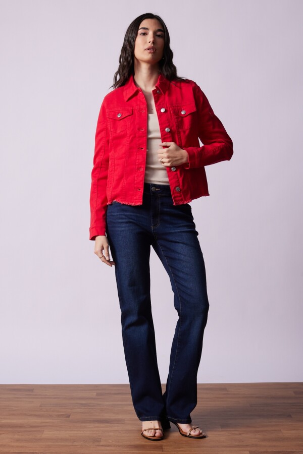 Camperita Jean Flecos ROJO