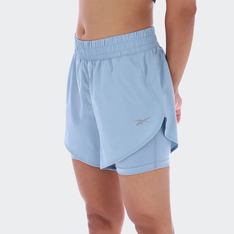 Short Reebok 2 In 1 Azul