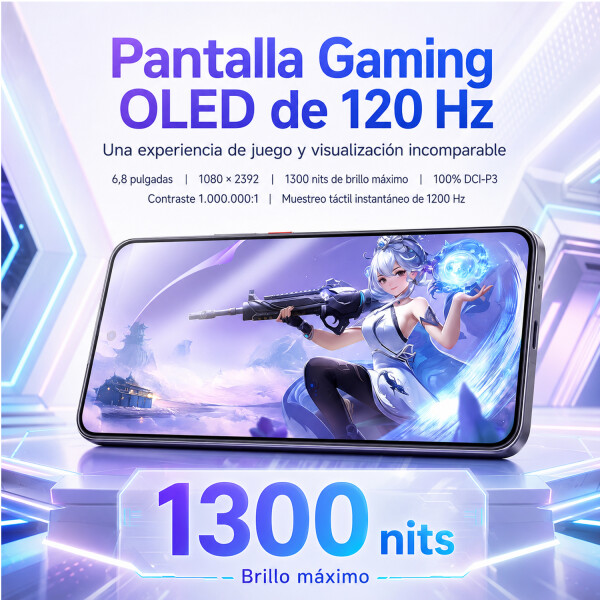 Zte Nubia Neo 03 Gt Gamer 24(12+12)gb Ram 256gb 5g CEL NUBIA NEO 3 GT 5G 24/256GB GRIS