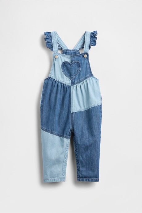 Enterito Corazón Bebé True Indigo Colorblock