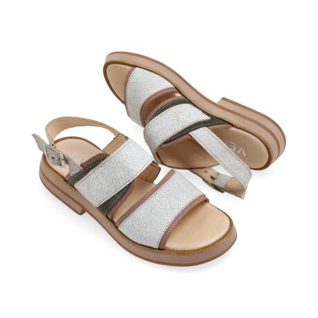 SANDALIAS VENET - CUERO AMIGGI BLANCO