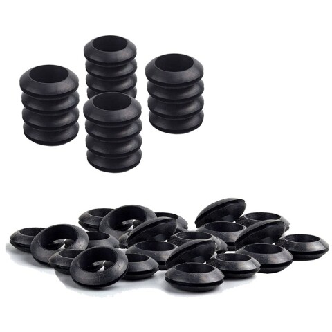 Ojal Goma 40MM Negro Pack X500 Anillo Sellado Junta Arandela Variante Color Negro