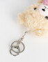 Llavero Peluche Llavero Y Charm De Peluche De Osito - Marron Beige