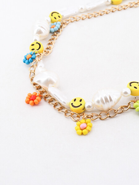 COLLAR SMILE DORADO