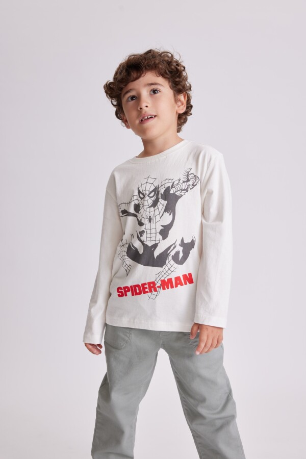 Remera estampada Spider Man Blanco
