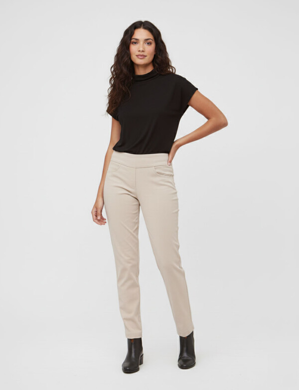 Pantalon Pull On BEIGE
