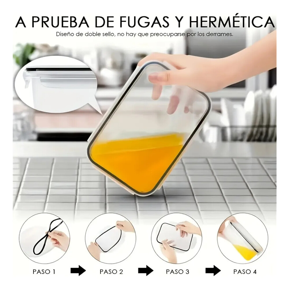 Set de 24 tapers tuppers herméticos plasticos Set de 24 tapers tuppers herméticos plasticos