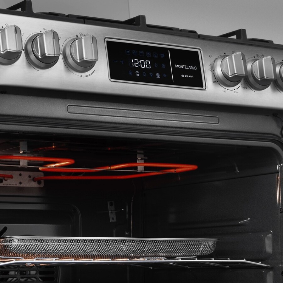 Cocina a Gas 5h con Grill a Gas, Convección y Panel Touch Indurama MONTECARLO Cocina a Gas 5h con Grill a Gas, Convección y Panel Touch Indurama MONTECARLO