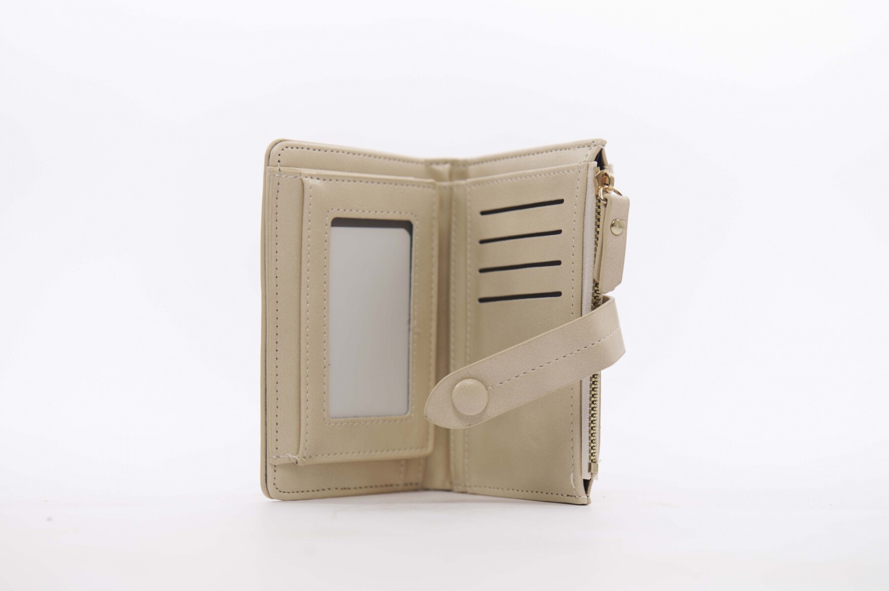 Billetera corta - Beige 