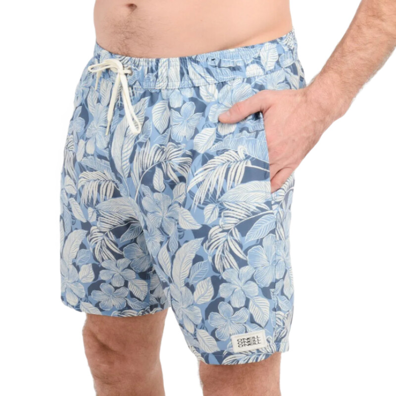 Voley Oneill Palmento Tropical - Azul Voley Oneill Palmento Tropical - Azul