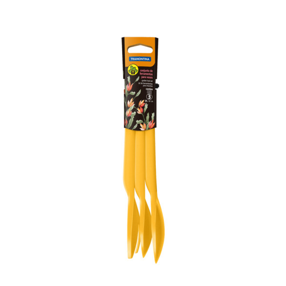 Kit 3 herramientas plásticas para macetas -TRAMONTINA TN1413