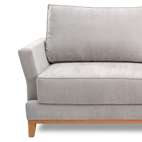 Sofá Amadeus - Tela Microfibra - 2 cuerpos 2204 (Gris)