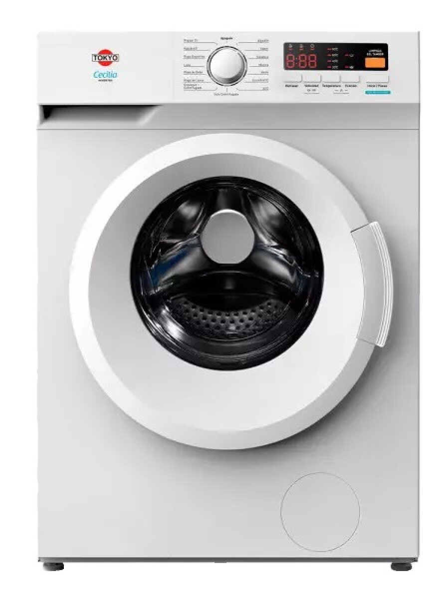 Lavarropas Automática Tokyo 8 kg Cecilia Inverter Carga Frontal 