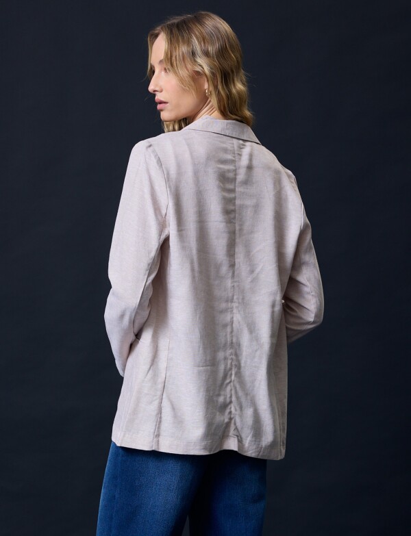 Blazer Lino BEIGE