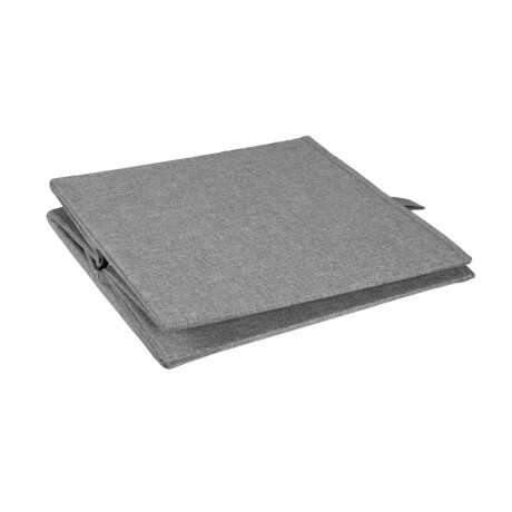 CAJA ORG PLEGABLE POLIESTER GRIS CUBE