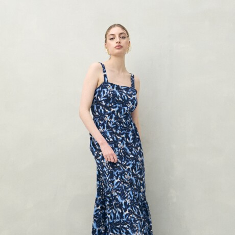 VESTIDO COCO Celeste Cielo
